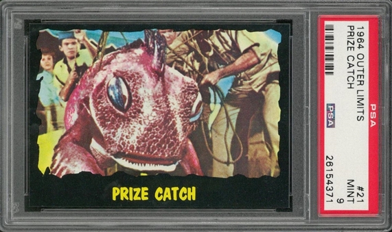 1964 Topps "Outer Limits" #21 "Prize Catch" - PSA MINT 9